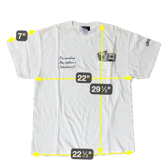 Vintage TShirt Im Spending My Childrens Inheritance Large Isle of Capri souvenir - Picture 11 of 11